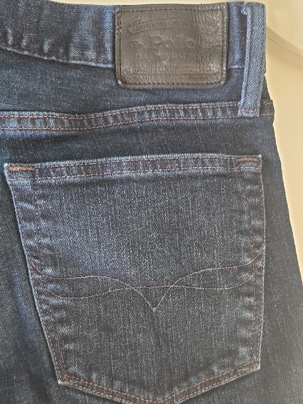 Polo by Ralph Lauren Men's Slim Jeans in Dark Blue